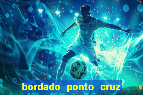 bordado ponto cruz do corinthians